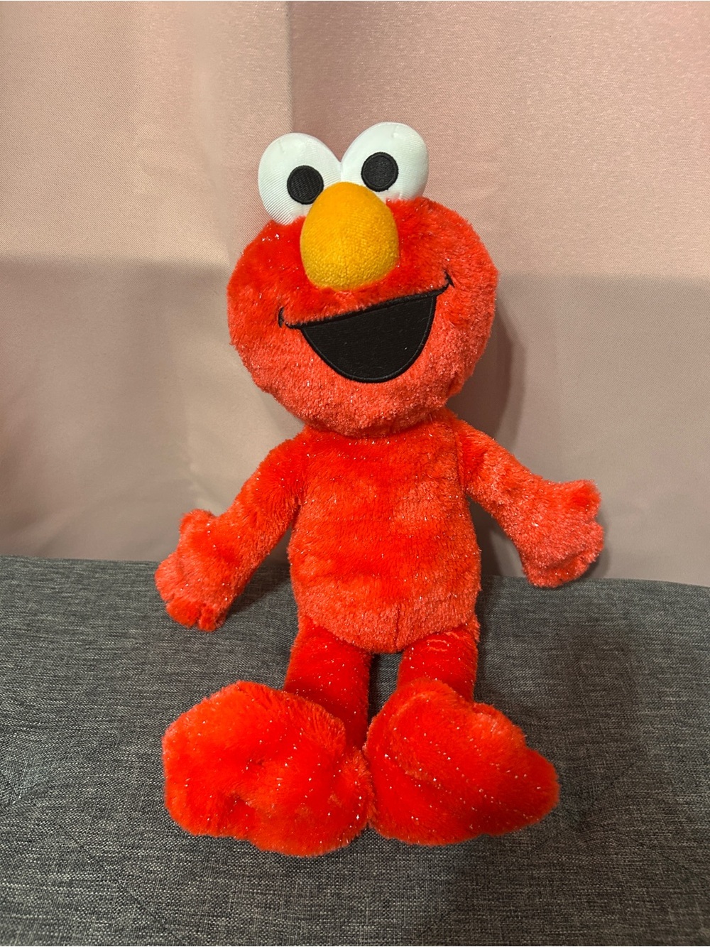 Sesame Street Elmo Plush Toy with Sparkles 16.5”